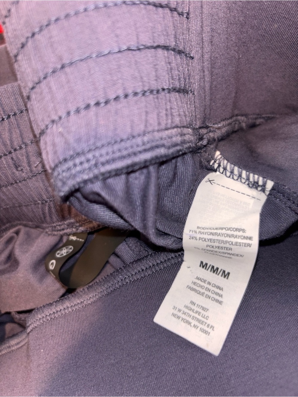 GAIAM Wide Leg Lounge Yoga Pants blue Medium Boho Tie Waist Flowy Comfy - Picture 5 of 8